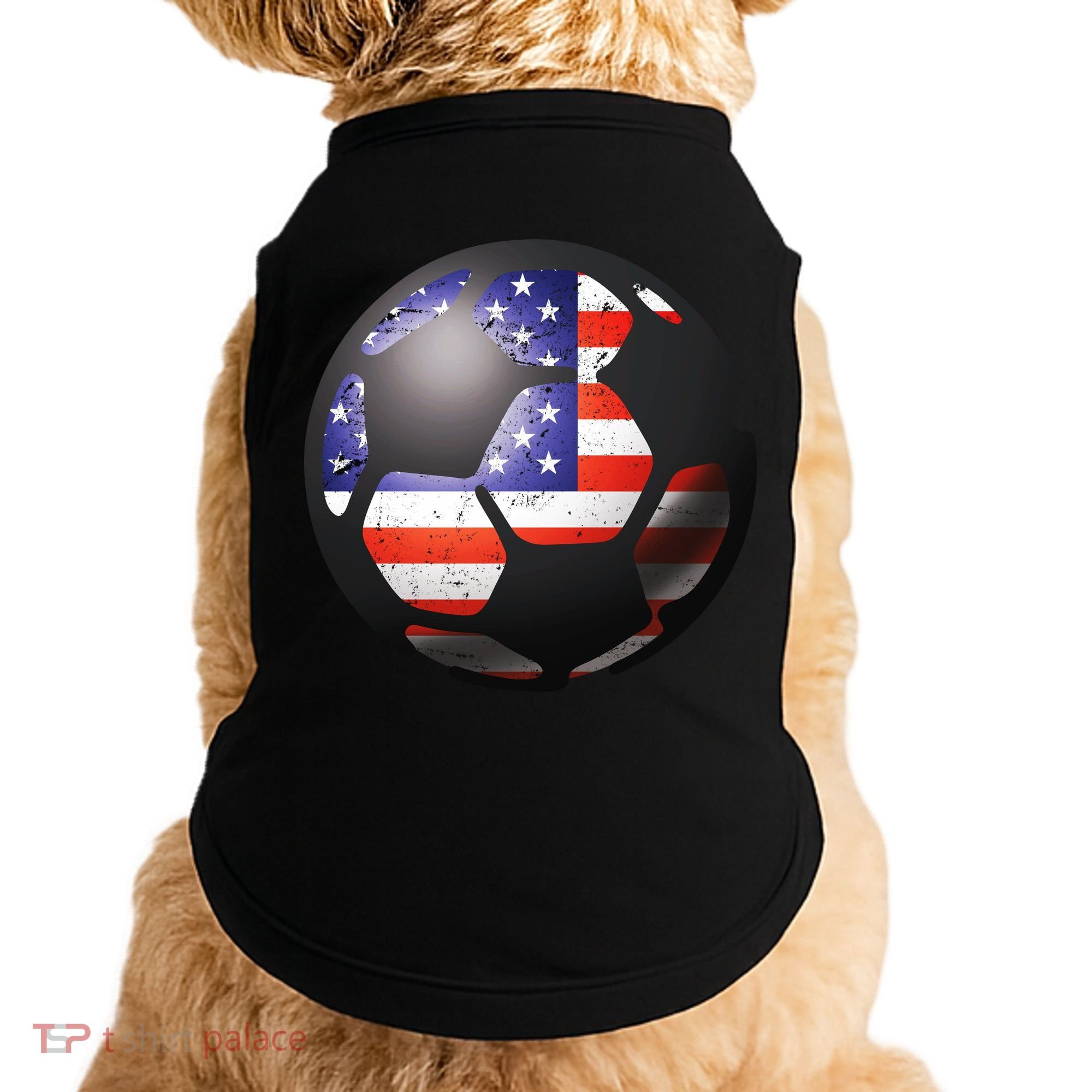 USA Soccer Ball Doggie Tank