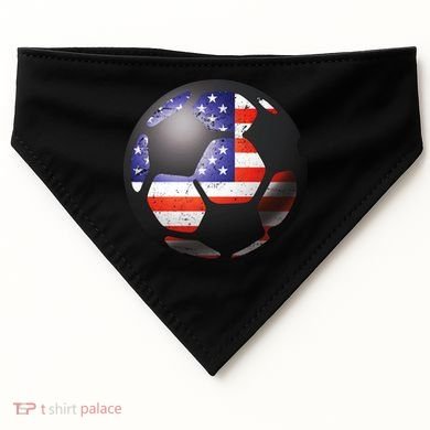 USA Soccer Ball USA-Made Doggie Bandana