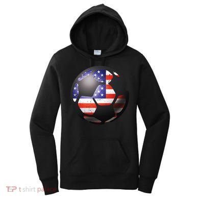 USA Soccer Ball Women's Hoodie