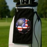 USA Soccer Ball Golf Towel thumb 2