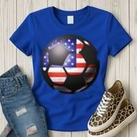 USA Soccer Ball Women's T-Shirt thumb 3