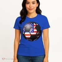 USA Soccer Ball Women's T-Shirt thumb 4