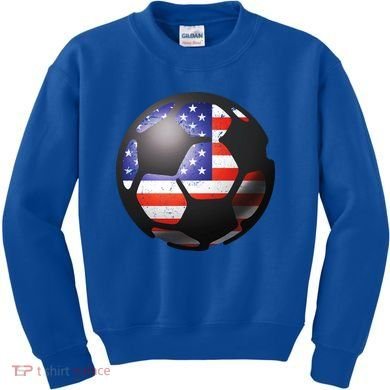 USA Soccer Ball Kids Sweatshirt