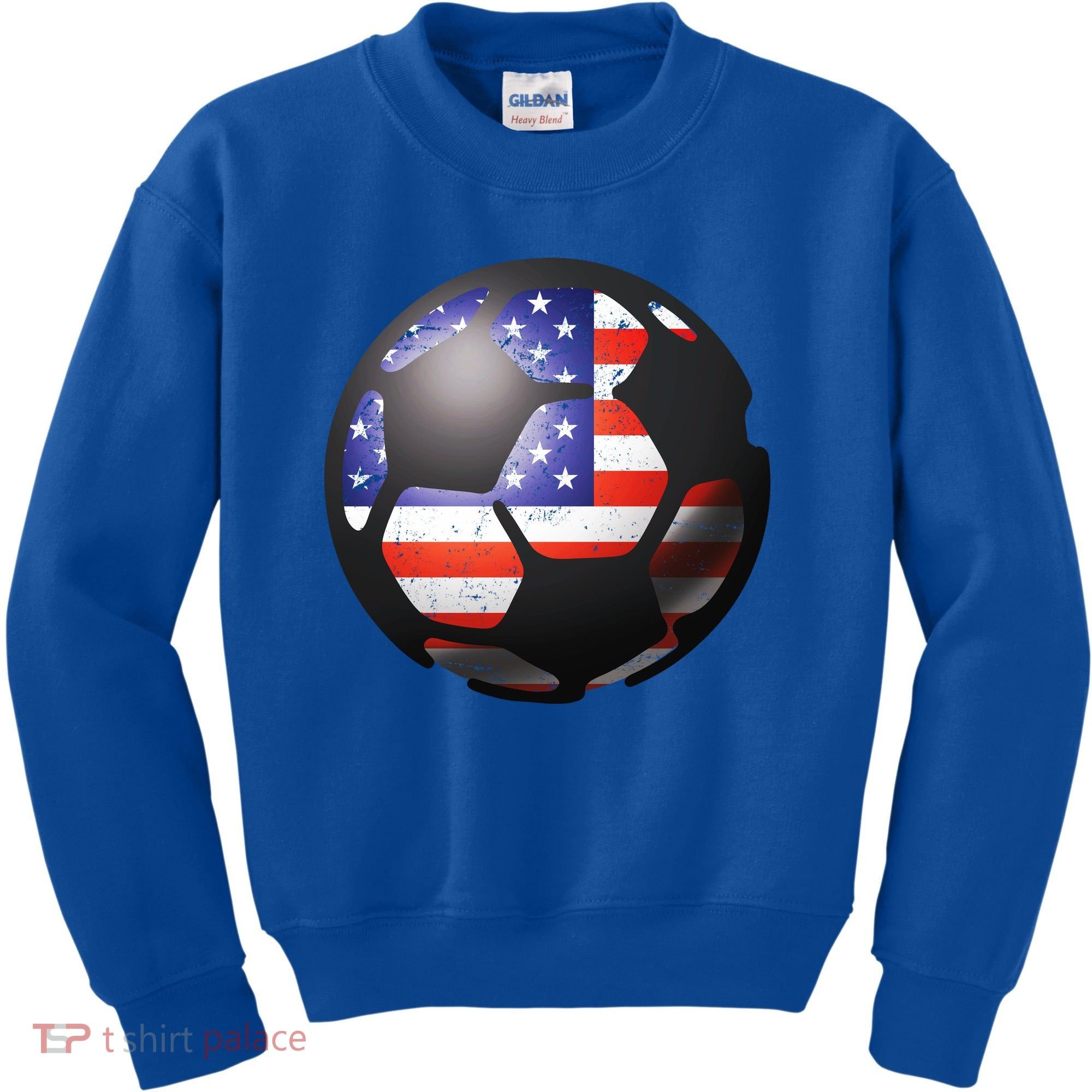 USA Soccer Ball Kids Sweatshirt