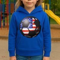 USA Soccer Ball Kids Hoodie thumb 3