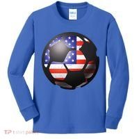 USA Soccer Ball Kids Long Sleeve Shirt thumb 0
