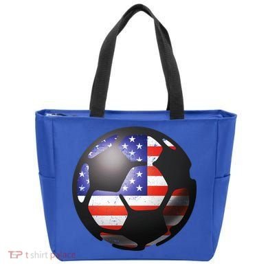 USA Soccer Ball Tote Bag