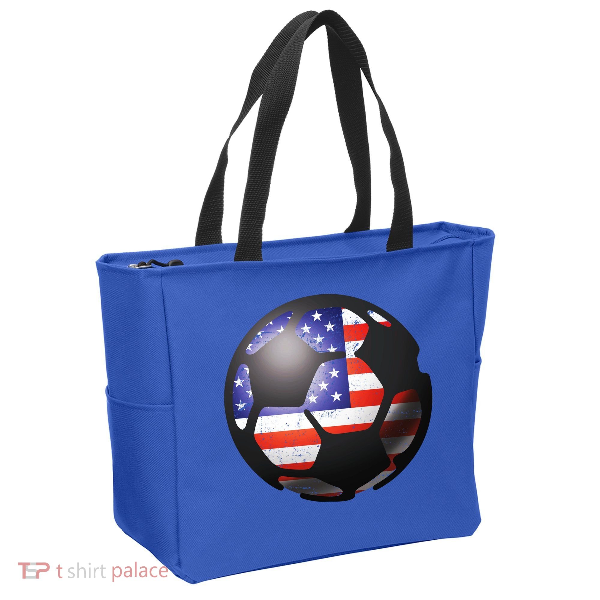 USA Soccer Ball Tote Bag