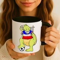 USA Soccer T-Rex Coffee Mug thumb 3