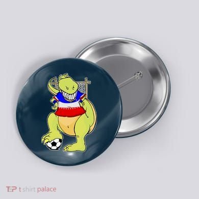 USA Soccer T-Rex Button