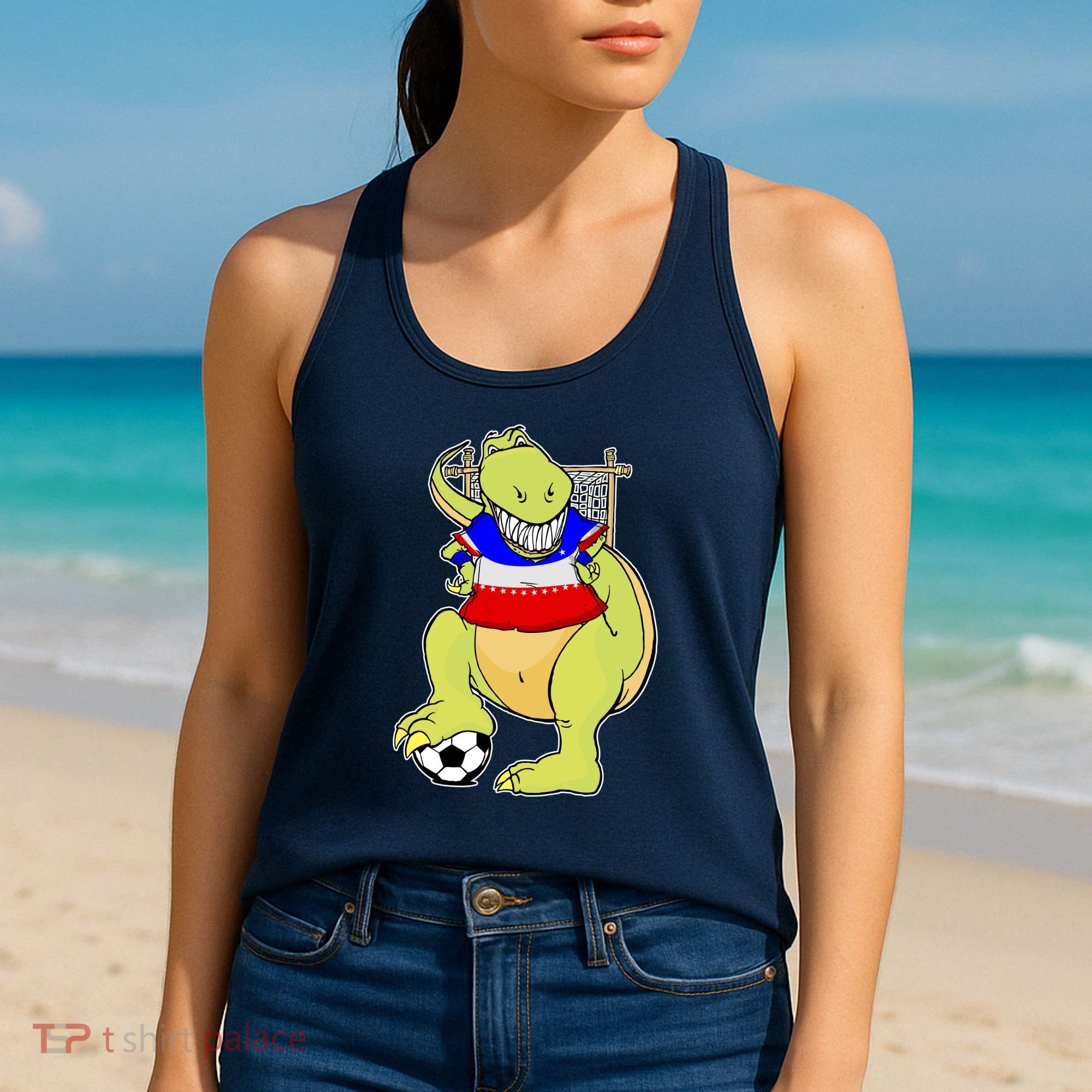 USA Soccer T-Rex Women's Tank Top
