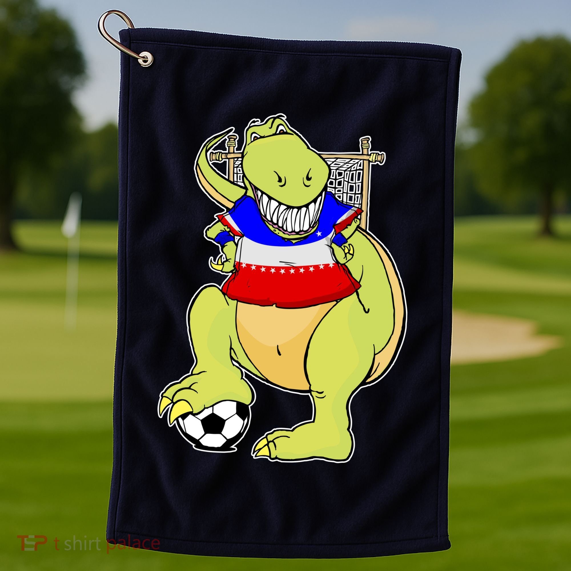 USA Soccer T-Rex Golf Towel