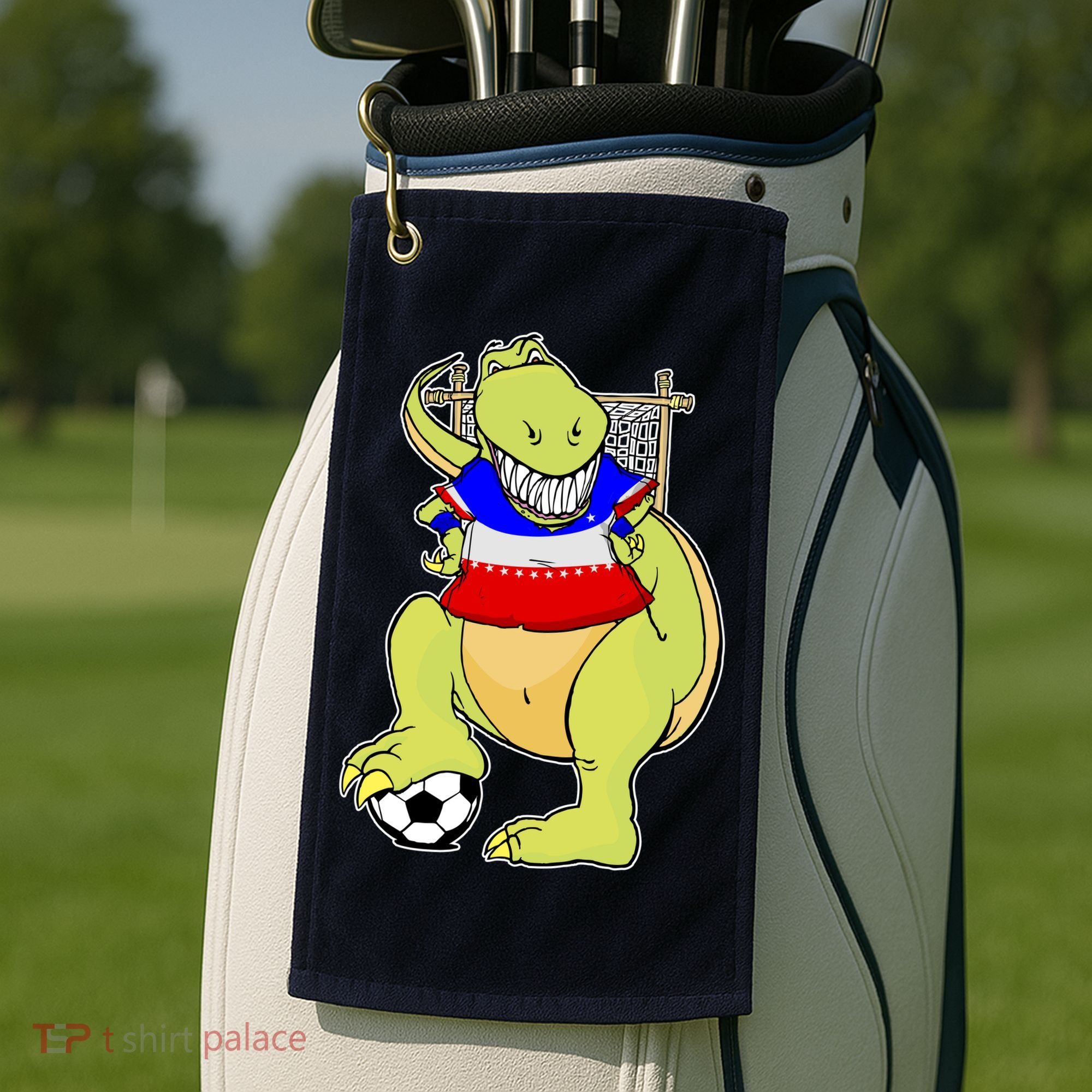 USA Soccer T-Rex Golf Towel