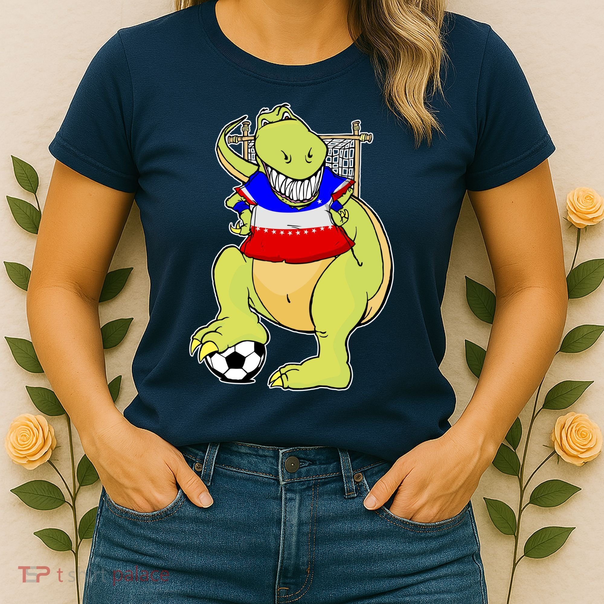 USA Soccer T-Rex Women's T-Shirt