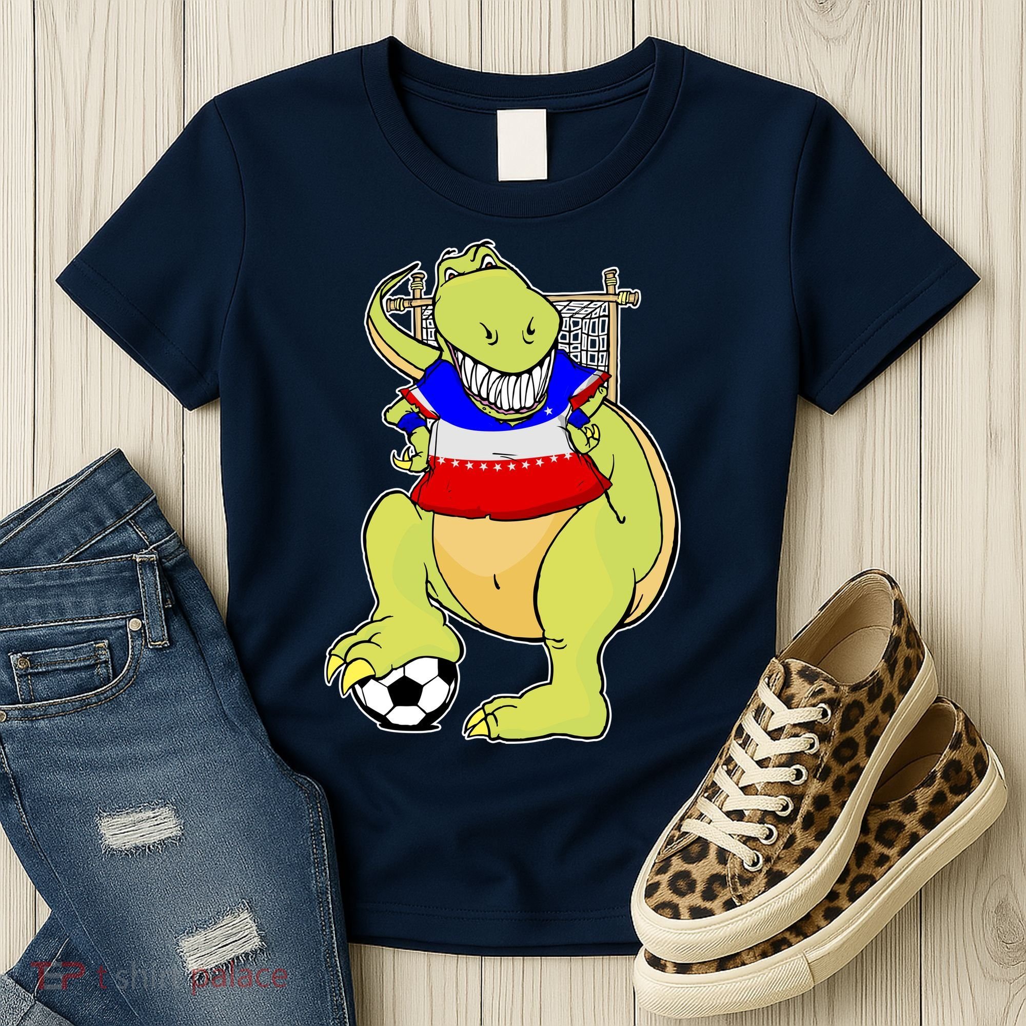 USA Soccer T-Rex Women's T-Shirt