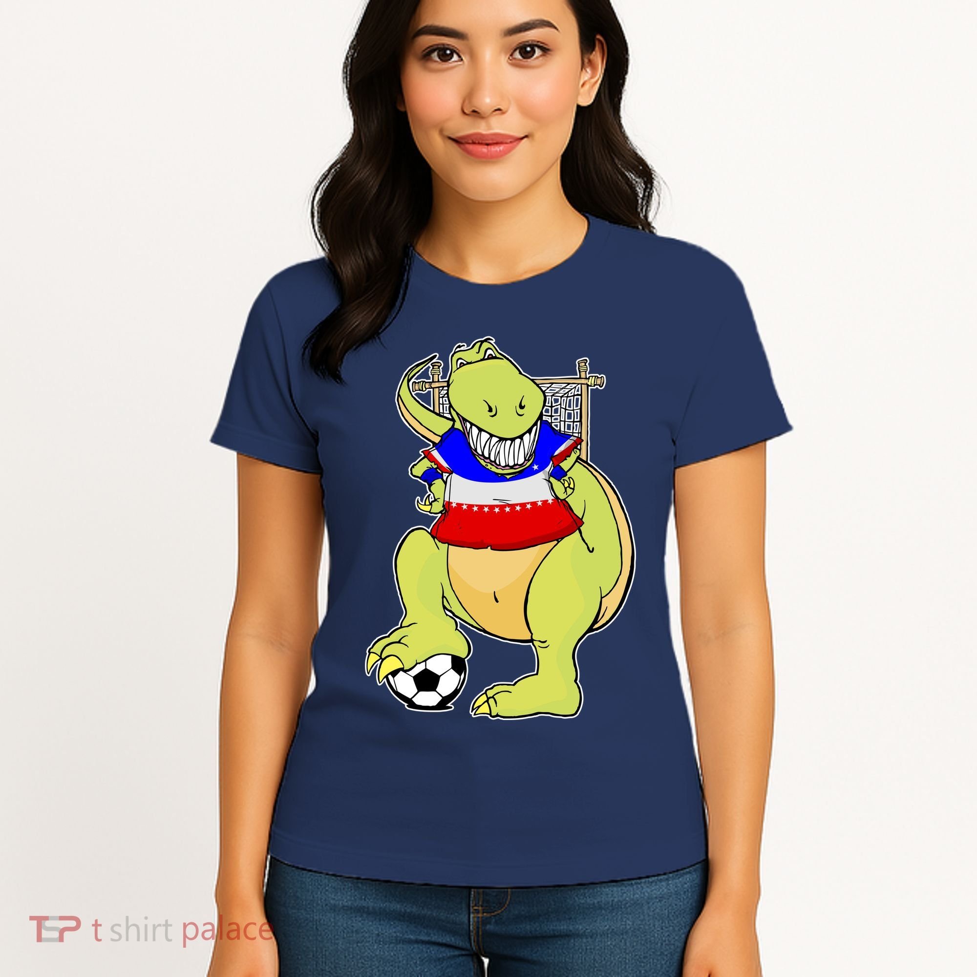 USA Soccer T-Rex Women's T-Shirt