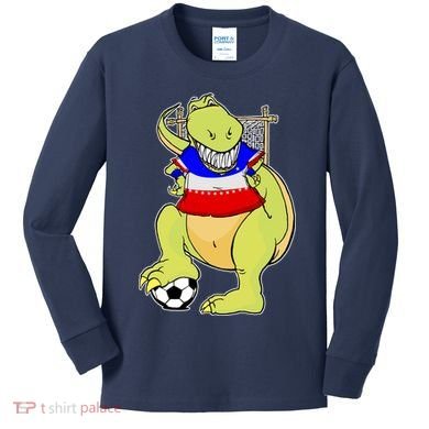 USA Soccer T-Rex Kids Long Sleeve Shirt