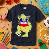 USA Soccer T-Rex Kids T-Shirt thumb 3