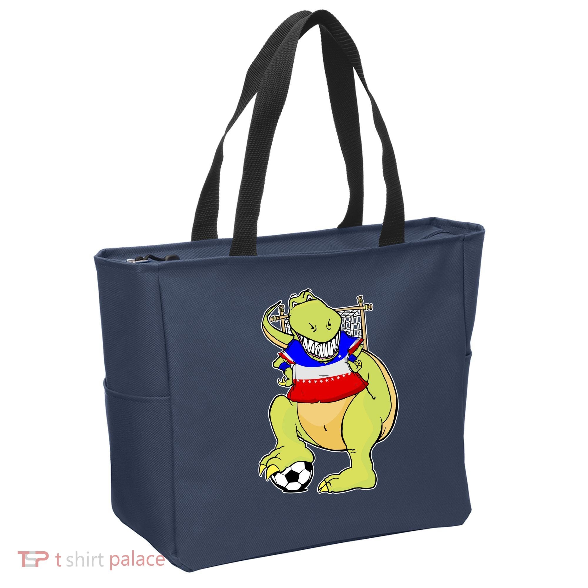 USA Soccer T-Rex Tote Bag
