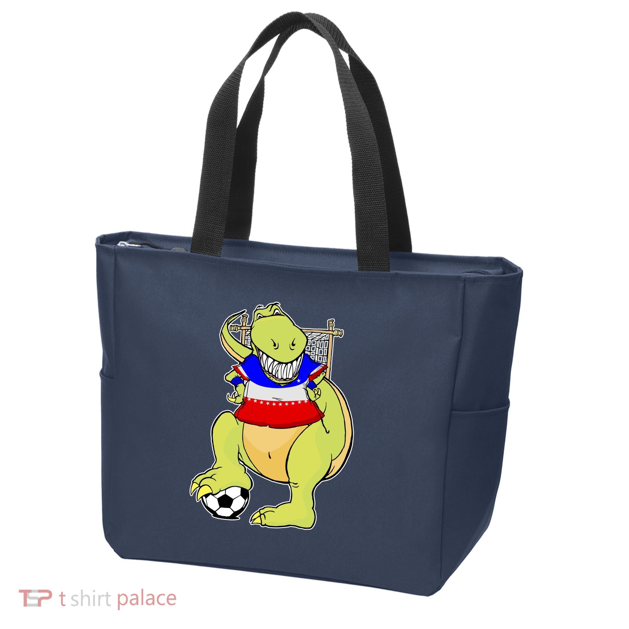 USA Soccer T-Rex Tote Bag