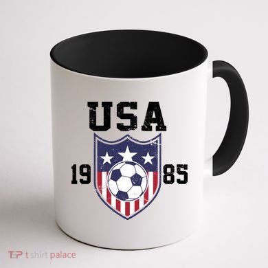 USA Soccer Team 1985 Coffee Mug back
