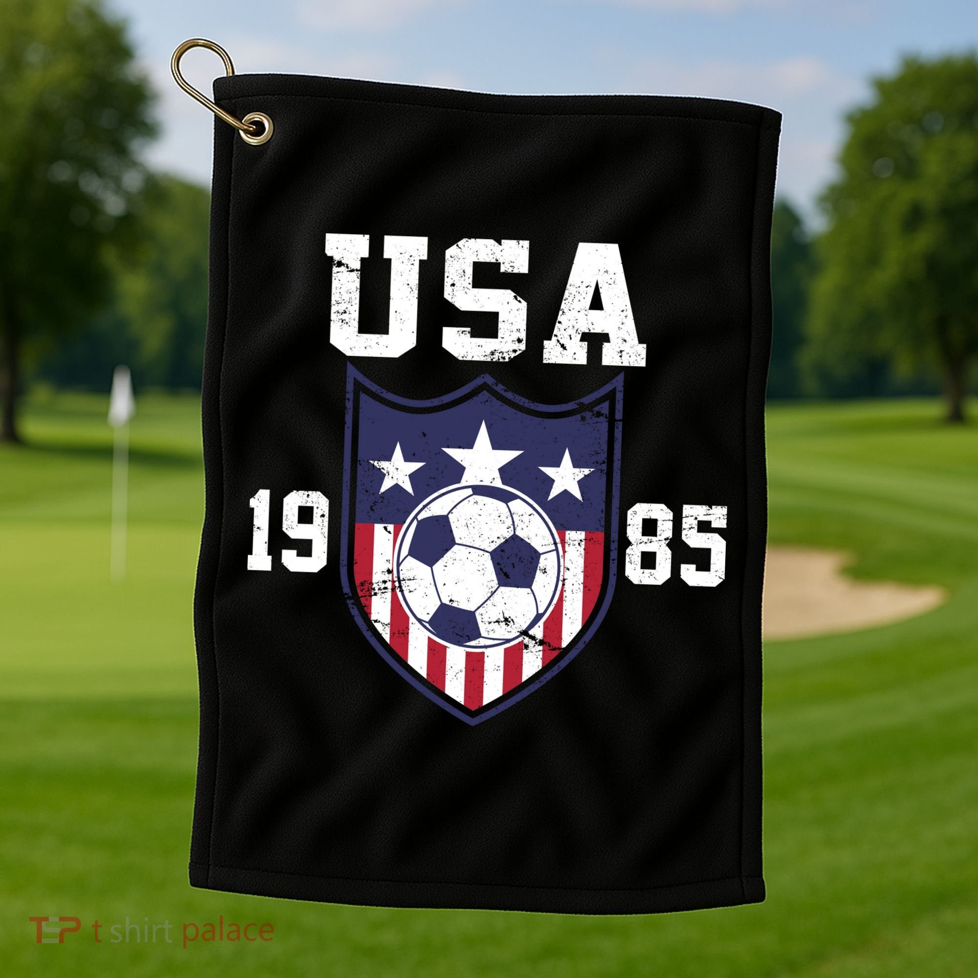 USA Soccer Team 1985 Golf Towel