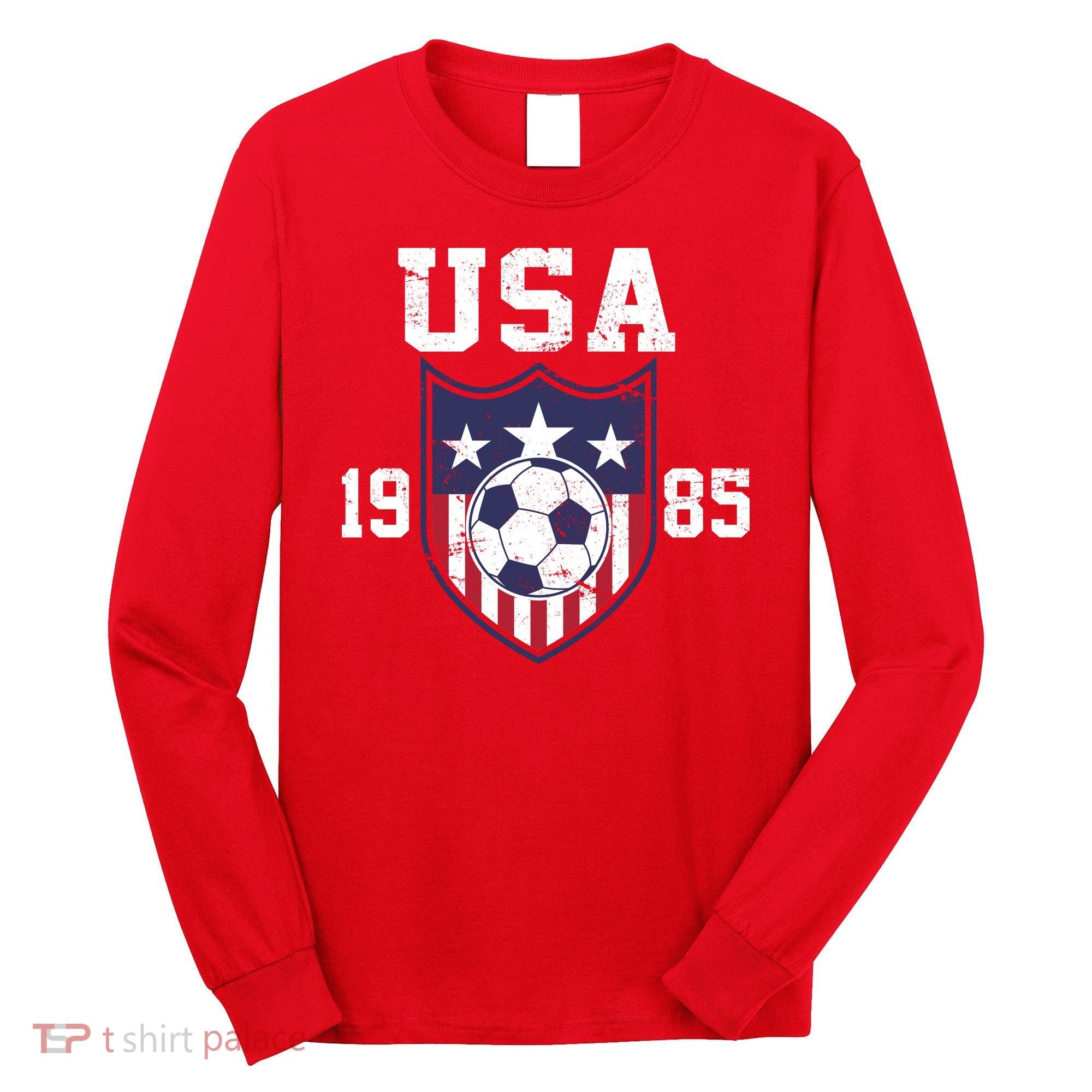 USA Soccer Team 1985 Long Sleeve Shirt