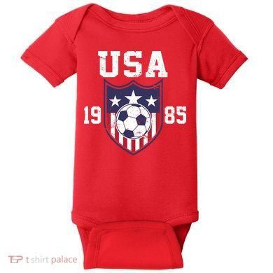USA Soccer Team 1985 Baby Bodysuit