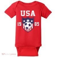 USA Soccer Team 1985 Baby Bodysuit thumb 0