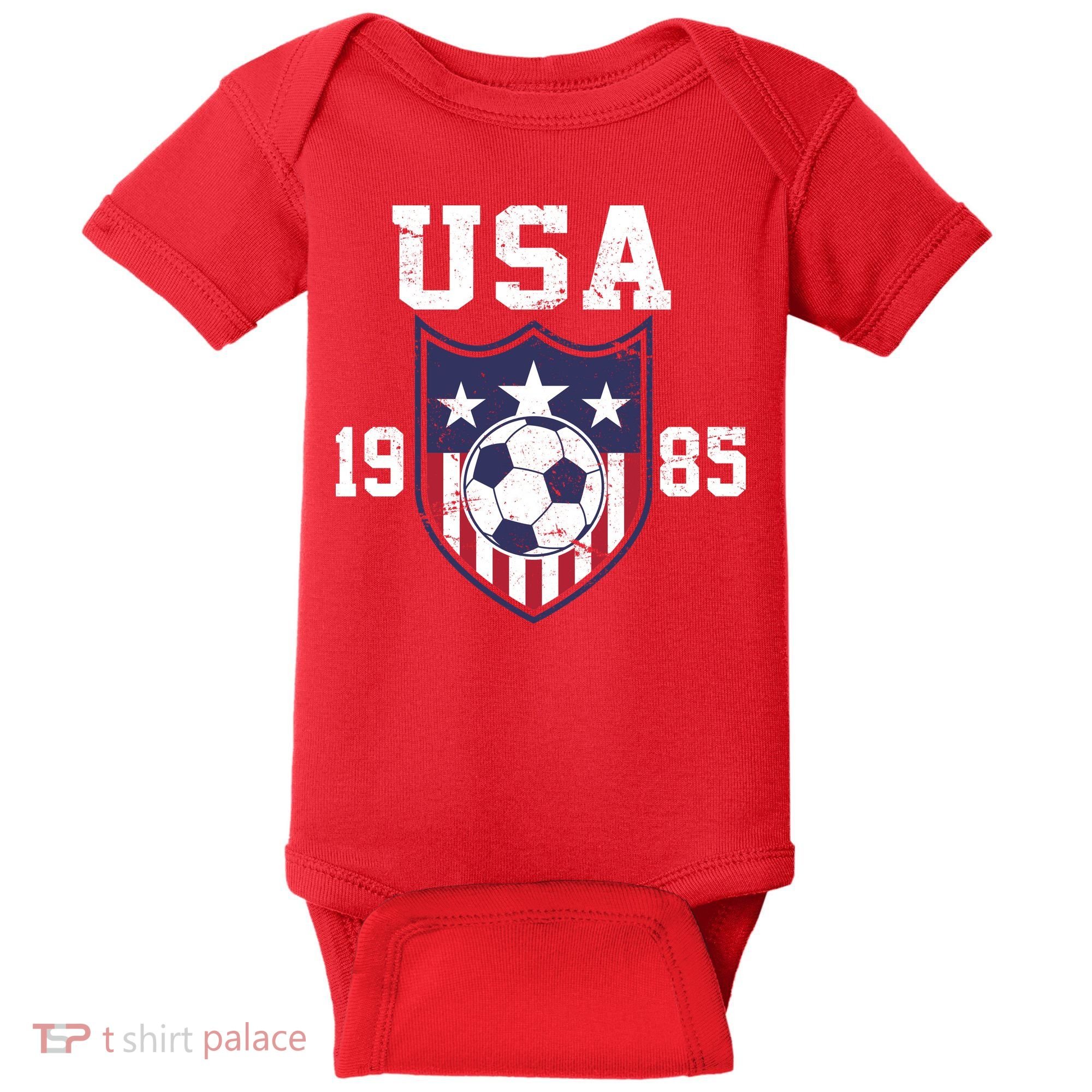 USA Soccer Team 1985 Baby Bodysuit