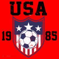 USA Soccer Team 1985 Santa Hat thumb 1