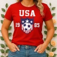 USA Soccer Team 1985 Women's T-Shirt thumb 2