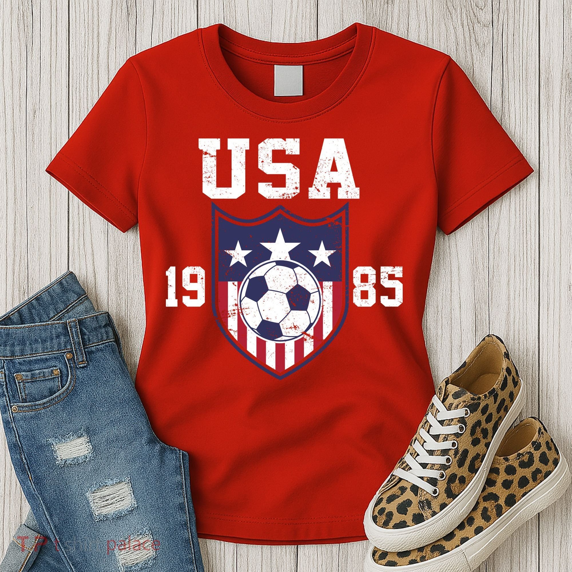 USA Soccer Team 1985 Women's T-Shirt