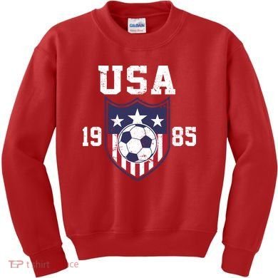 USA Soccer Team 1985 Kids Sweatshirt