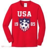 USA Soccer Team 1985 Kids Long Sleeve Shirt thumb 0