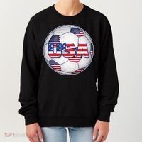 USA Soccer Team Ball Women's Sweatshirt thumb 0
