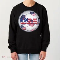 USA Soccer Team Ball Women's Sweatshirt thumb 0