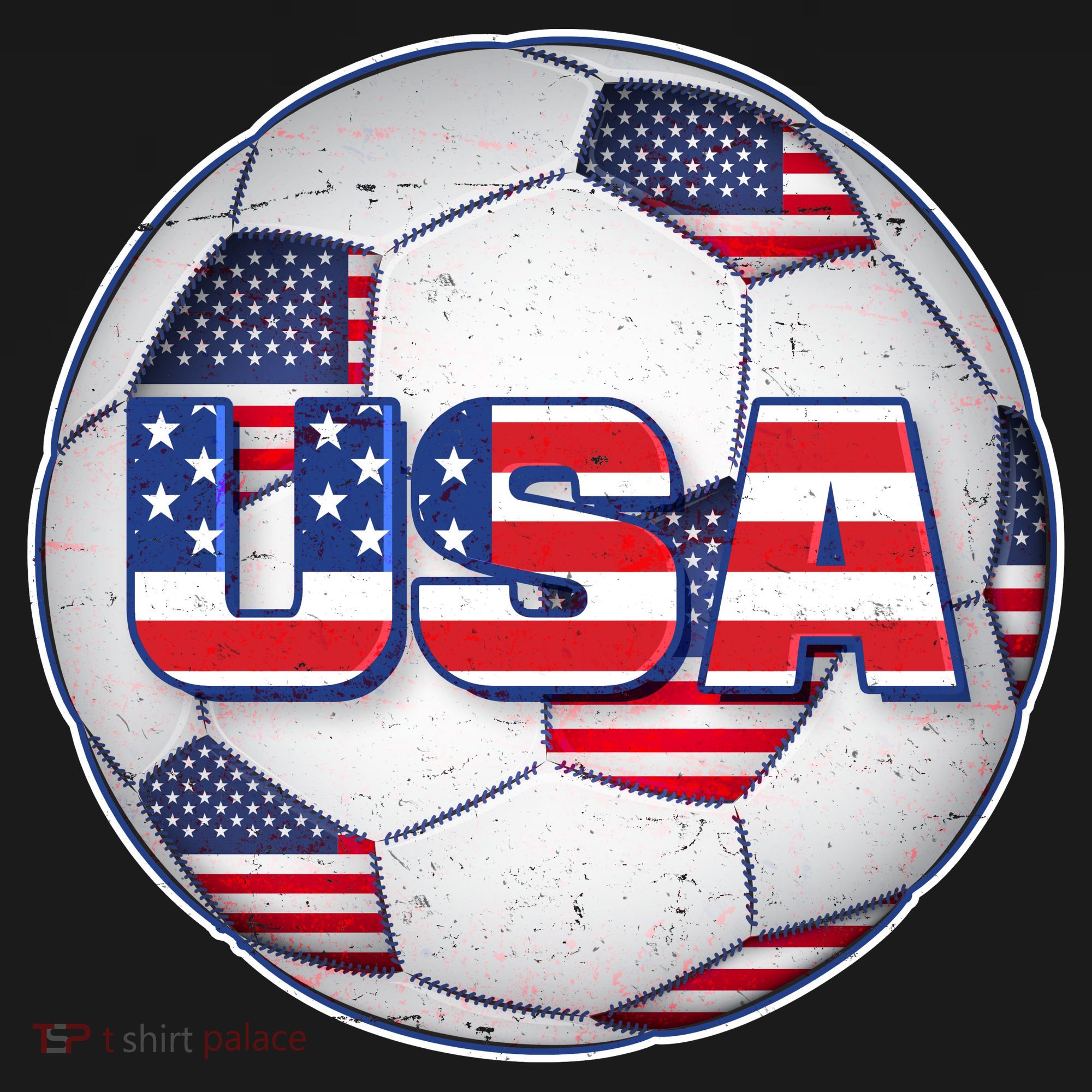 USA Soccer Team Ball Doggie Tank