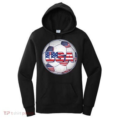 USA Soccer Team Ball Women's Hoodie