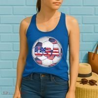 USA Soccer Team Ball Women's Tank Top thumb 2