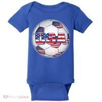 USA Soccer Team Ball Baby Bodysuit thumb 0