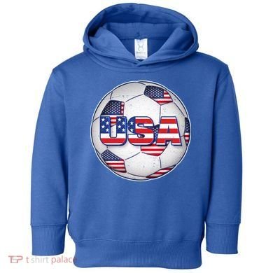 USA Soccer Team Ball Toddler Hoodie