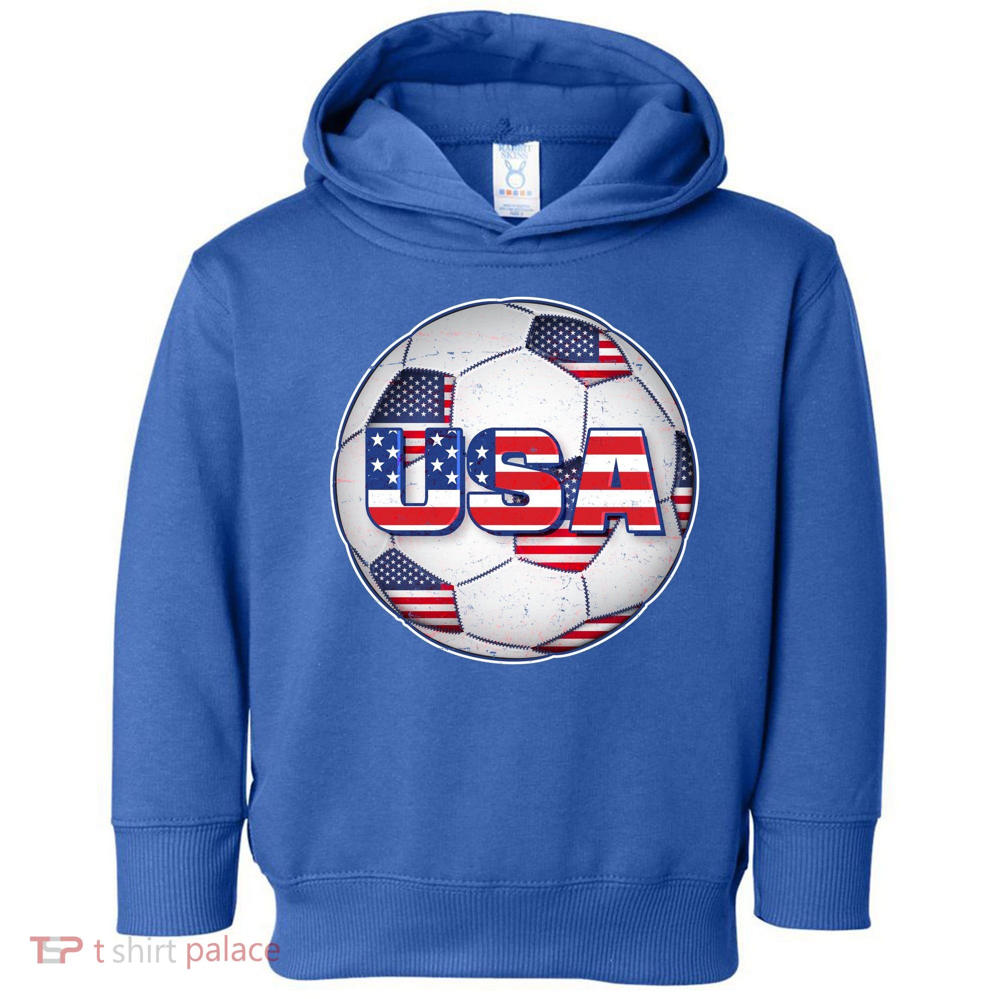 USA Soccer Team Ball Toddler Hoodie