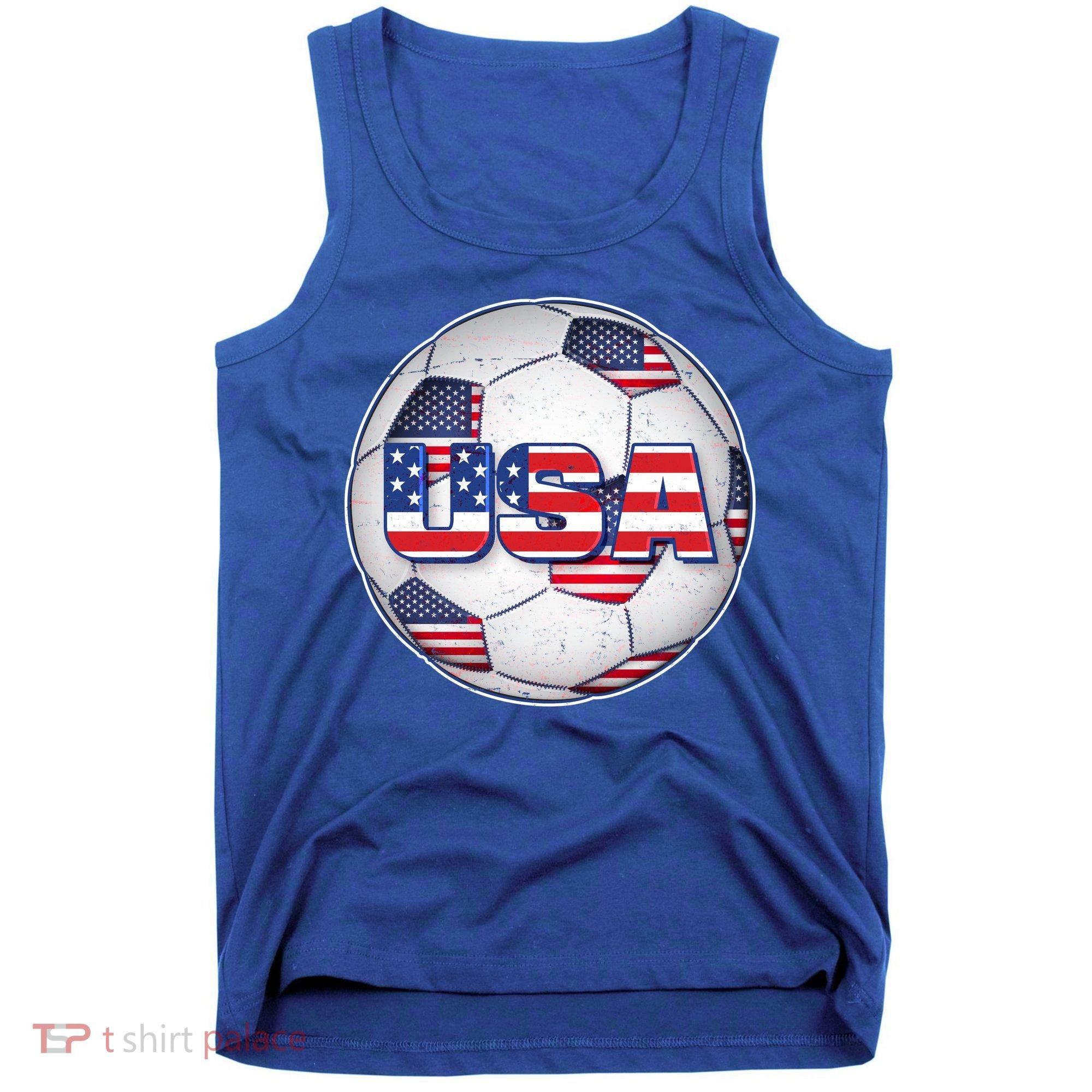 USA Soccer Team Ball Tank Top