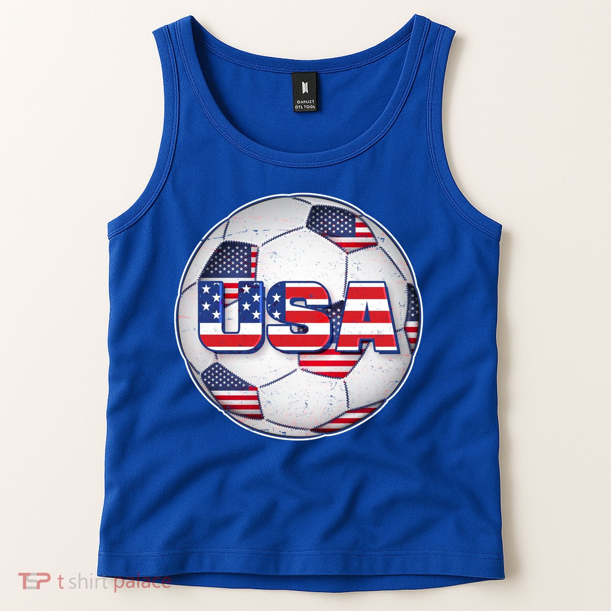 USA Soccer Team Ball Tank Top