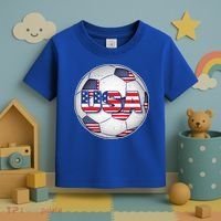 USA Soccer Team Ball Toddler T-Shirt thumb 3