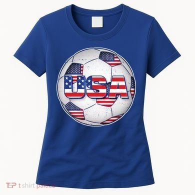 USA Soccer Team Ball Women's T-Shirt