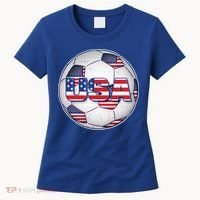 USA Soccer Team Ball Women's T-Shirt thumb 0