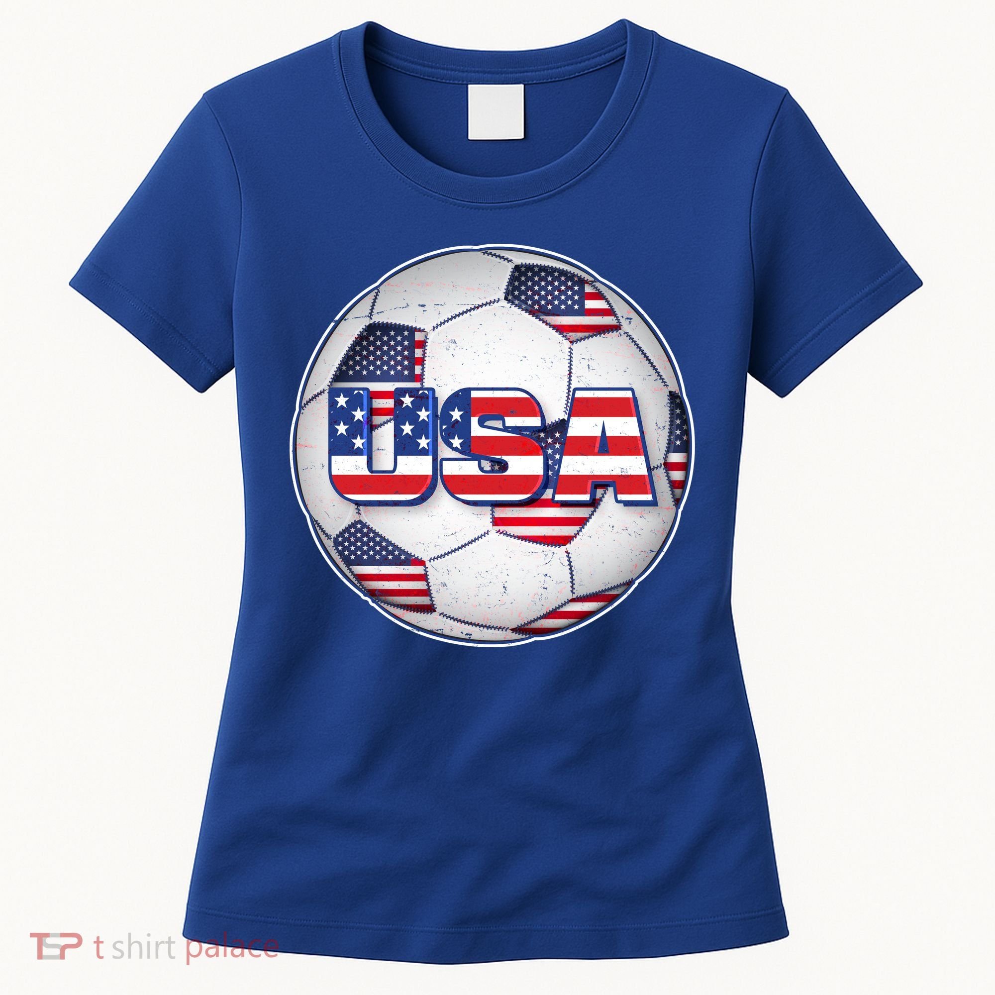 USA Soccer Team Ball Women's T-Shirt