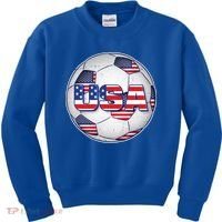 USA Soccer Team Ball Kids Sweatshirt thumb 0